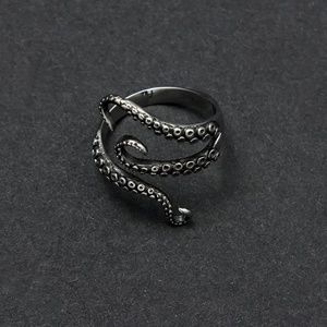 Stainless Steel Deep Sea Octopus ring